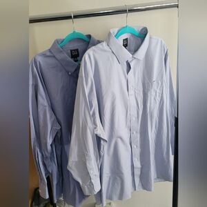 Jos A Banks Travlers Button Up Shirts 20-35 *2 Shirts*
